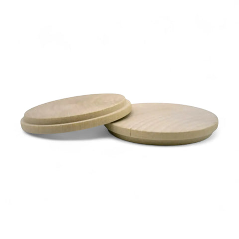 Drewniane wieczka brzozowe 63 mm do słoików