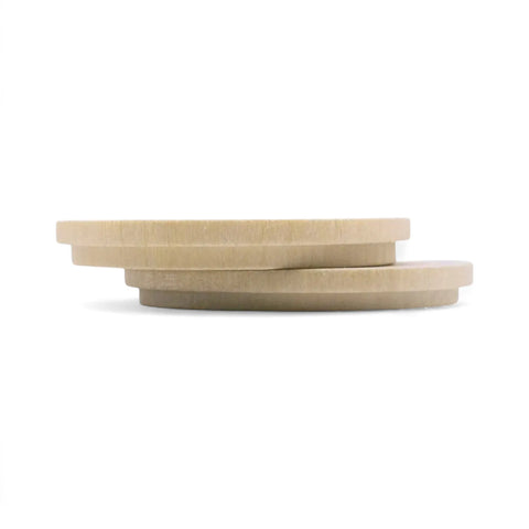 Para drewnianych wieczek brzozowych 63 mm do słoików