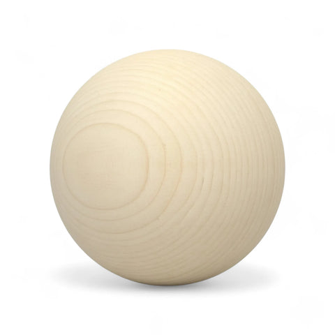 60 mm sanded birch wood ball