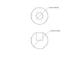 10 mm kasepuit tüüblikatted koos 4 mm hole