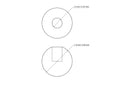 15 mm kasepuit tüüblikatted koos 5 mm hole