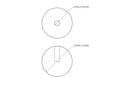 30 mm kasepuit tüüblikatted koos 5 mm hole