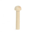 6 × 30 mm birch wood mushroom axle peg
