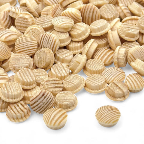 Stapel 12 mm pine Pilz-Abdeckkappen