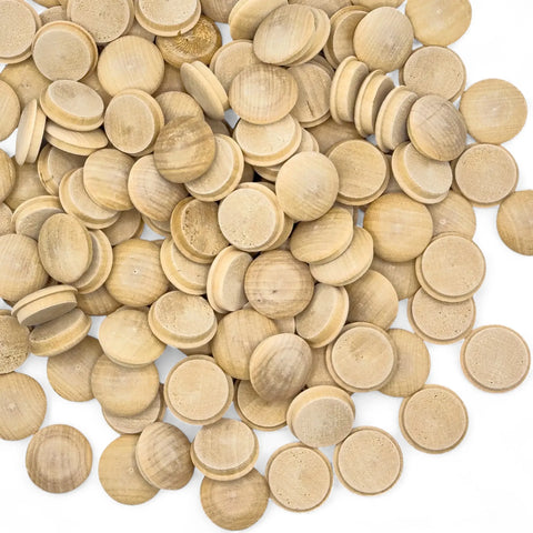 Stapel 14 mm birch Pilz-Abdeckkappen