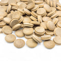 Stapel 20 mm birch Pilz-Abdeckkappen