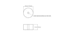 tehniline joonis: 20 x 11 mm puidust silindrid