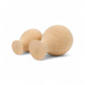 30 mm und 40 mm groß gedrechseltes Holz vase Form side by side