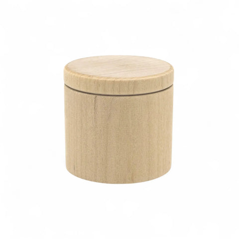 50 x 47 mm rund gedrechselte Holzdosen