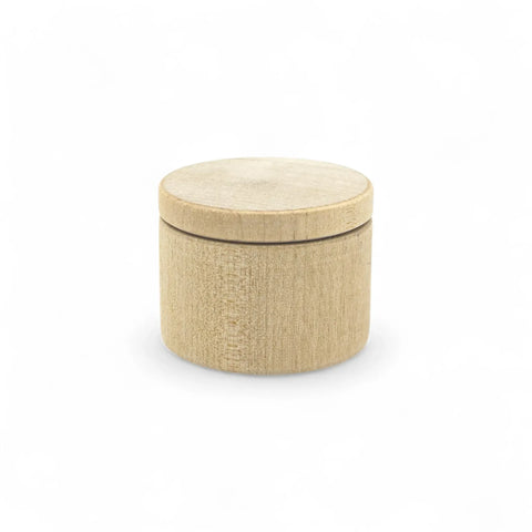 50 x 37 mm klein gedrechselte Holzdosen mit fitted lid