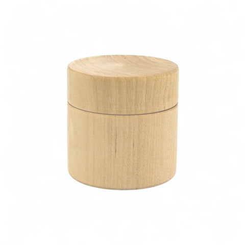 60 x 60 mm gedrechselte Holzdosen mit fitted cover