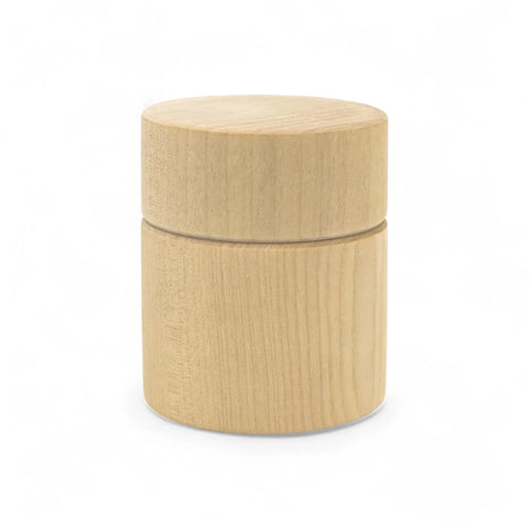 60 x 70 mm klein gedrechselte Holzdosen mit fitted lid