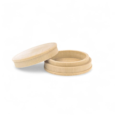 61 x 21 mm ümar treitud puidust ehtekarp
