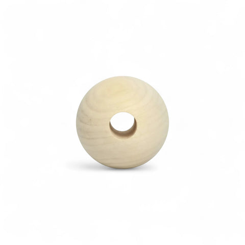 20 mm birch wood bead