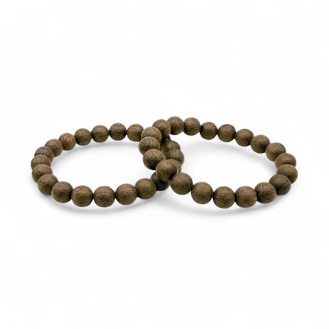 Bracelets aus black oak Perlen