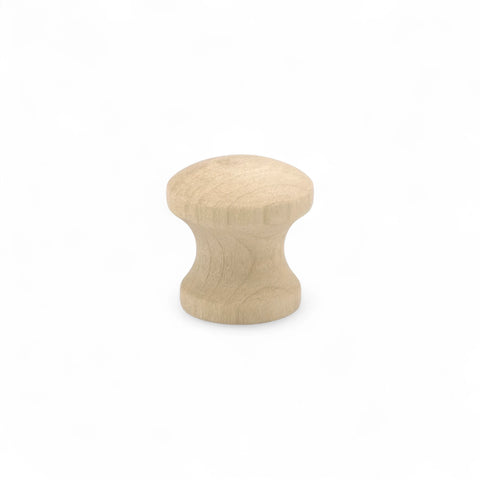 21 mm hourglass gedrechseltes Holz Möbelknopf