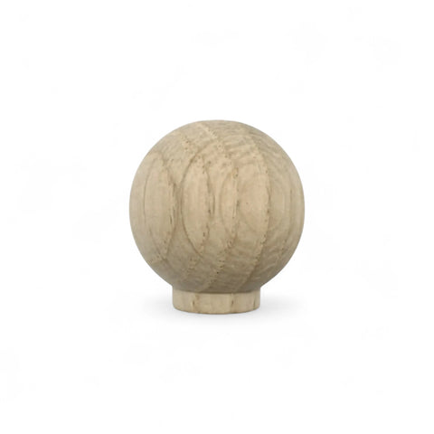 23 mm round ball oak wooden cabinet knobs