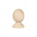 28 mm oval Holz Möbelknopf