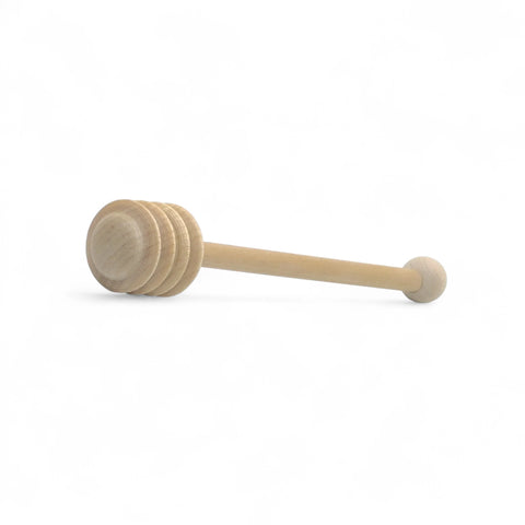 Nahaufnahme von 13 cm Holz Honiglöffel showing wood grain