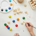 DIY käsitöö pieces -st split puidust kuulid