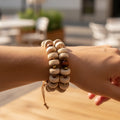 18 mm Holz donut spacer Ringe verwendet als bracelet Perlen