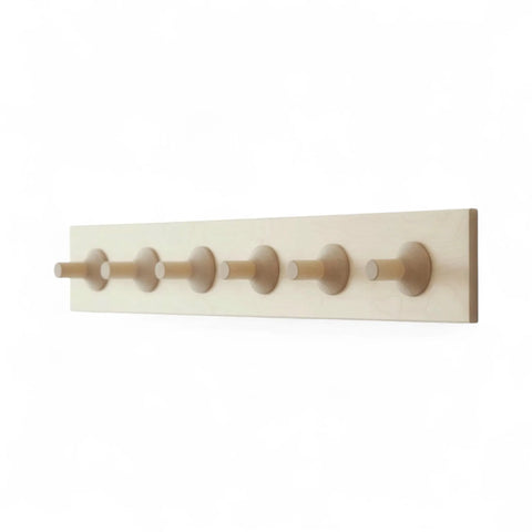 koka coat rack mietiņi izmantots kā coat rack hook