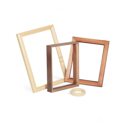 Toczone drewniane ramki